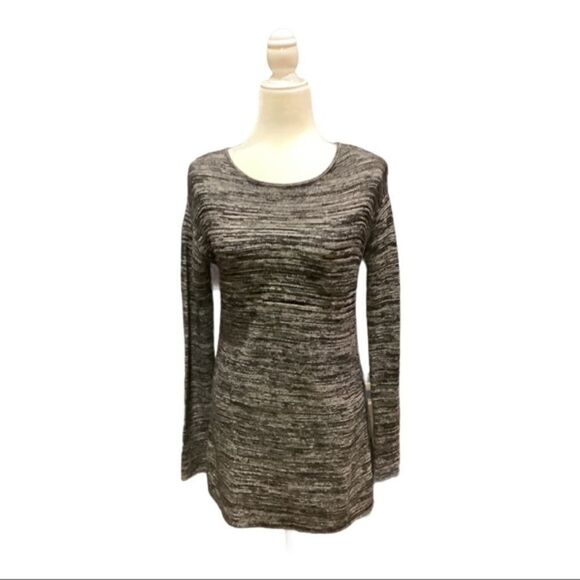 Ellen Tracy Dress- Black & White Long-sleeve Mini - Picture 1 of 5